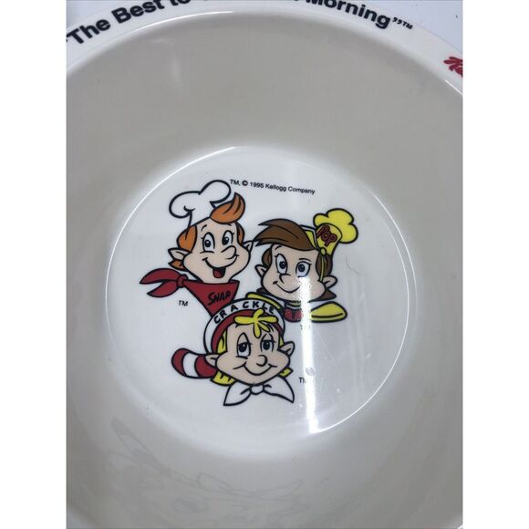 Kellogg's 1995 Cereal Bowls Set of 4. Tony The Tiger, Toucan Sam,  Rice Krispie - Picture 12 of 16